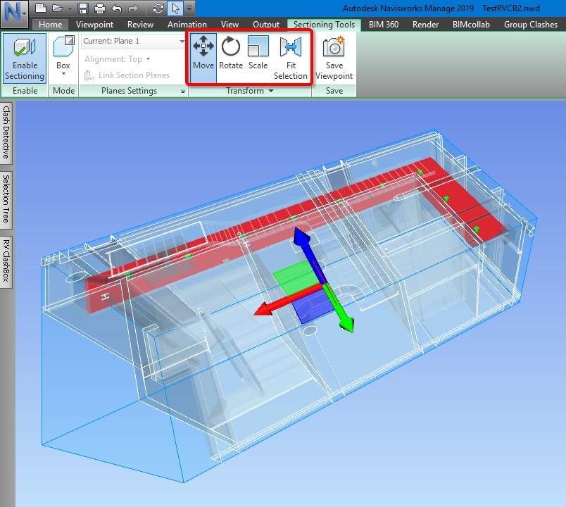 GENERATE SECTION BOX FOR ALL NAVISWORKS CLASHES WITH RV CLASHBOX - RV Boost