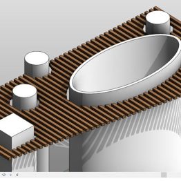 Revit slatted ceiling family with openings - RV Boost