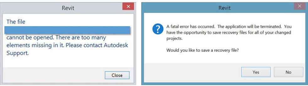 خطای revit به دلیل وارد کردن و منفجر شدن فایل dwg cad