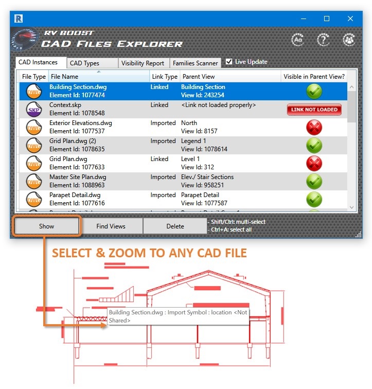 کاوشگر فایل cad یک فایل dwg را نشان می دهد