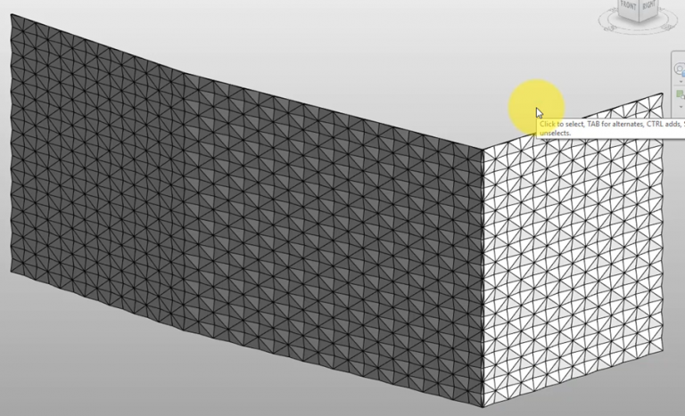 Revit Snippet: Create Adaptive Curtain Wall with Multiple Attractors