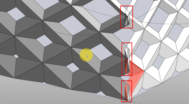 Revit Snippet: Create Adaptive Curtain Wall with Multiple Attractors