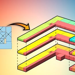 Dynamo Script: Instant 3D Space Diagram from Revit Rooms!