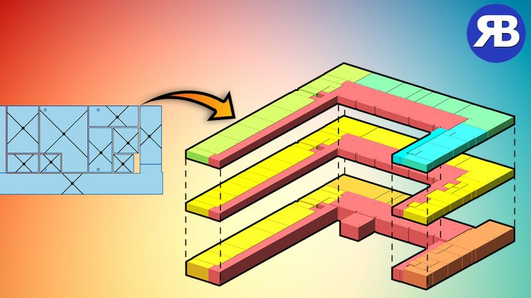 Dynamo Script: Instant 3D Space Diagram from Revit Rooms! - RV Boost
