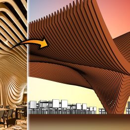 Dynamo Script: Create Wavy Ceiling Slats